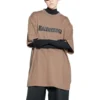 Καπέλα T-shirt Boxy Fit “Tan” 651795TNVL17761
