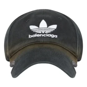 Καπέλο Balenciaga x adidas Trefoil με λογότυπο Balenciaga «Black White» 723749410B2