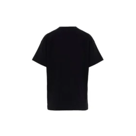Κεντημένο μπλουζάκι με κοντά μανίκια, Unisex, Μαύρο 612965TIVD31000