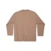 Μακρυμάνικο Oversized T-shirt Caps «Khaki» 681046TNVL17761