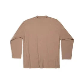 Μακρυμάνικο Oversized T-shirt Caps «Khaki» 681046TNVL17761