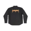 Μακρυμάνικο πουκάμισο Metallica, Oversized Fit, «Μαύρο-Πορτοκαλί» 699053TYB181000