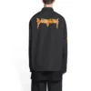 Μακρυμάνικο πουκάμισο Metallica, Oversized Fit, «Μαύρο-Πορτοκαλί» 699053TYB181000