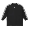 Μακρυμάνικο T-shirt Balenciaga x adidas Oversized «Μαύρο» 728789TNVA68482