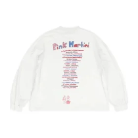 Μακρυμάνικο T-shirt Balenciaga x Pink Martini Oversized “Ecru” 699191TMVN99800