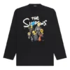 Μακρυμάνικο T-shirt Balenciaga x THE SIMPSONS, Large Fit «Black» 681046TLVG70100