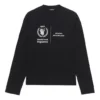 Μακρυμάνικο T-shirt Balenciaga x WFP, μέτρια εφαρμογή «Μαύρο» 612967THV841000