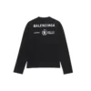 Μακρυμάνικο T-shirt Balenciaga x WFP, μέτρια εφαρμογή «Μαύρο» 612967THV841000