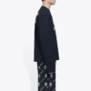 Μακρυμάνικο T-shirt Balenciaga x WFP, μέτρια εφαρμογή «Μαύρο» 612967THV841000