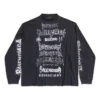Μακρυμάνικο T-shirt «Black White» με μεταλλικά στοιχεία και μέτρια εφαρμογή 699191TPVO31569