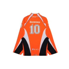 Μακρυμάνικο T-shirt χόκεϊ με πάνελ «Orange» 657105TKV247074