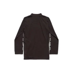 Μακρυμάνικο T-shirt χωρίς λογότυπο «Μαύρο-Γκρι» 788244TQVK51200
