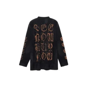 Μακρυμάνικο T-shirt Heavy Metal με Oversized γραμμή «Black Faded» 739783TOVE11055
