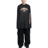 Μακρυμάνικο T-shirt Maison Balenciaga «Μαύρο» 681046TLVJ11074