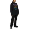 Μακρυμάνικο T-shirt με λογότυπο Languages “Black Multicolor” 641667TJVI32771