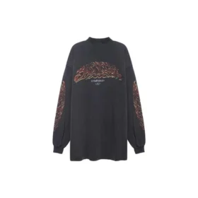 Μακρυμάνικο T-shirt Offshore Oversized “Black Faded” 739027TPVM81568
