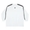 Μακρυμάνικο T-shirt Oversized Balenciaga x adidas «Λευκό» 728789TNVA61156