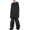 Μακρυμάνικο T-shirt Oversized “Black Faded” 739783TOVF49034