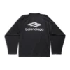 Μακρυμάνικο T-shirt σκι 3B Sports Icon, Large Fit «Μαύρο» 779988TPVQ51000