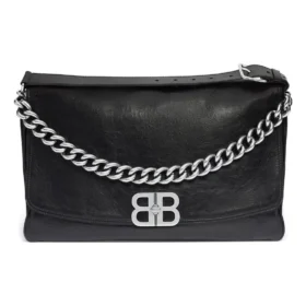 Μεγάλη τσάντα Bb Soft με πτερύγιο «Μαύρη» 7484882AAI41000