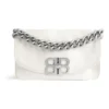 Μικρή τσάντα Bb Soft με πτερύγιο “Optic White” 7485982AAIY9001