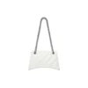 Μικρή τσάντα Crush με αλυσίδα και καπιτονέ «Optic White» 716351210J09001