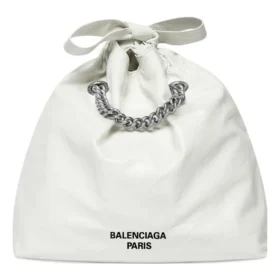Μικρή τσάντα Crush Tote «Optic White» 742942210IU9001