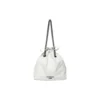 Μικρή τσάντα Crush Tote «Optic White» 742942210IU9001