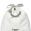 Μικρή τσάντα Crush Tote «Optic White» 742942210IU9001