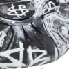 Μικρή τσάντα Le Cagole με αλυσίδα και γκράφιτι «Black» 695814210G61090