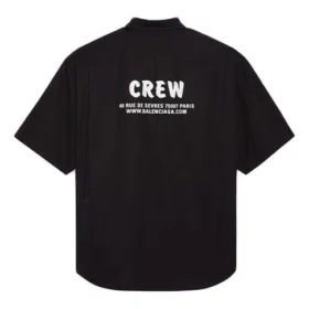 Μπλούζα Crew με κοντά μανίκια “Μαύρο” 622251TIM391000