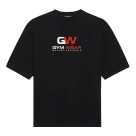 Μπλούζα γυμναστικής με λογότυπο «Black» 620969TIVD51000