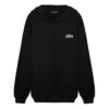 Μπλούζα με αλφάβητο και φερμουάρ, Unisex, Μαύρο 620974TIV751070