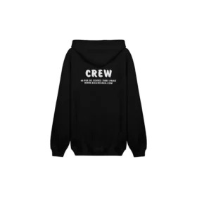 Μπλούζα με αλφάβητο και φερμουάρ, Unisex, Μαύρο 620974TIV751070
