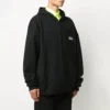 Μπλούζα με αλφάβητο και φερμουάρ, Unisex, Μαύρο 620974TIV751070