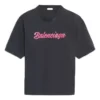 Μπλούζα με λογότυπο, κοντό μανίκι, Unisex, Μαύρο 583098TFV598465