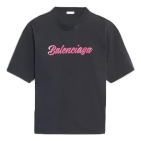 Μπλούζα με λογότυπο, κοντό μανίκι, Unisex, Μαύρο 583098TFV598465