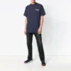Μπλούζα με λογότυπο, κοντό μανίκι, Unisex, Ναυτικό μπλε 556150TAV444128