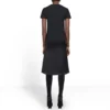 Μπλούζα με στρογγυλό λαιμό, κοντά μανίκια και λογότυπο με ουράνιο τόξο, μαύρο 570814TEV531000