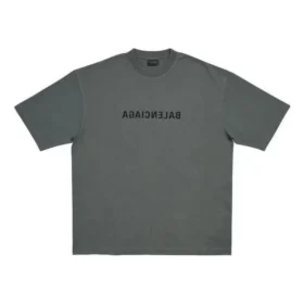 Μπλούζα Mirror Balenciaga με μεσαία εφαρμογή “Grey” 612966TNVR21242