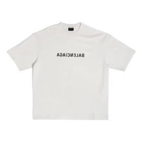 Μπλούζα Mirror Balenciaga με μεσαία εφαρμογή «Μπεζ» 612966TNVV89784