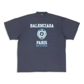 Μπλούζα Oversized με έμβλημα κολεγίου “Navy” 694576TMV954140