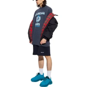 Μπλούζα Oversized με έμβλημα κολεγίου “Navy” 694576TMV954140