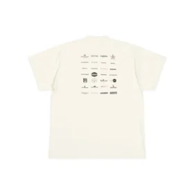 Μπλούζα T-shirt με λογότυπα από το αρχείο, Oversized “Λευκό” 712398TNVQ79784