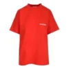 Μπλούζα T-shirt με λογότυπο και κανονική εφαρμογή “Bright Red” 612965TMVF43168