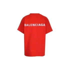Μπλούζα T-shirt με λογότυπο και κανονική εφαρμογή “Bright Red” 612965TMVF43168