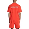 Μπλούζα T-shirt με λογότυπο και κανονική εφαρμογή “Bright Red” 612965TMVF43168