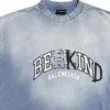 Μπλούζα T-shirt με στρογγυλό λαιμό BE KIND «Blue» 764235TPVD54313