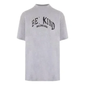 Μπλούζα T-shirt με στρογγυλό λαιμό BE KIND “Grey” 739028TPVD51167