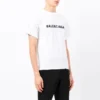 Μπλούζα T-shirt με θολωμένο λογότυπο «Λευκό Μαύρο» 661705TKVD59040